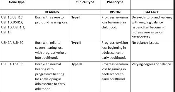 usher syndrome genetics