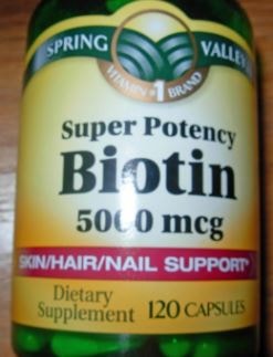 Biotin 500mcg 1000 supplement
