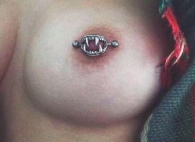 Nipple piercing female